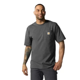 Chemise à poche pour homme Iconic K87, coupe ample et coton épais