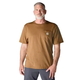 Chemise à poche pour homme Iconic K87, coupe ample et coton épais