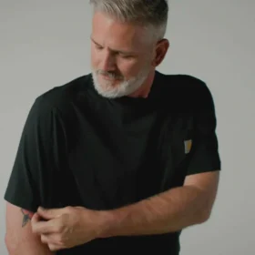 Chemise à poche pour homme Iconic K87, coupe ample et coton épais