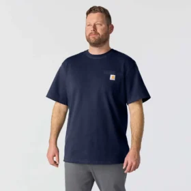 Chemise à poche pour homme Iconic K87, coupe ample et coton épais