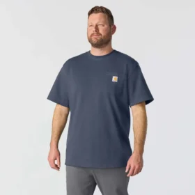 Chemise à poche pour homme Iconic K87, coupe ample et coton épais