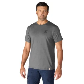 Chemise pour homme Force respirante et évacuant l'humidité, avec logo