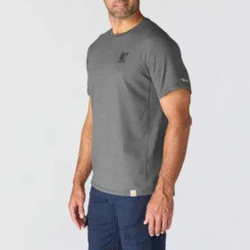 Chemise pour homme Force respirante et évacuant l’humidité, avec logo