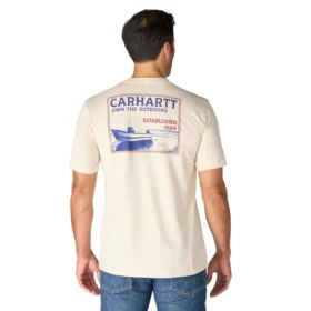 Chemise pour homme Irvine à coupe ample avec motif bateau