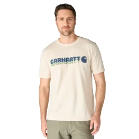 Chemise pour homme Irvine à coupe décontractée et logo superposé