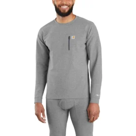 Chemise thermique de base pour homme - carhartt Force® - Épais - Tricot chiné