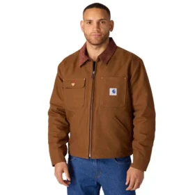 Chore Coat en toile de coton « Crafted Series » pour homme, doublée en sherpa