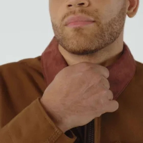 Chore Coat en toile de coton « Crafted Series » pour homme, doublée en sherpa