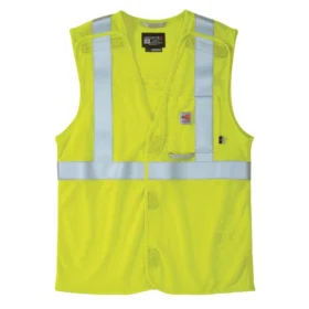 Gilet de sécurité en maille haute visibilité ignifuge pour homme, classe 2 - Gilets haute visibilité