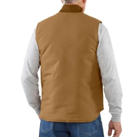 Gilet isolant Iconic V01 Firm Duck pour homme en toile de coton épaisse