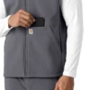 Gilet médical en polaire contrecollée Rugged Flex® pour homme