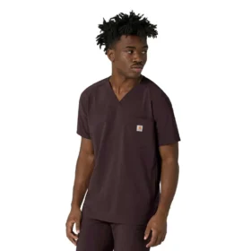Haut de blouse médicale à col en V Force Cross-Flex pour homme