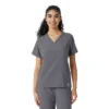 Haut de blouse médicale Force Cross-Flex à empiècements en tricot pour femme