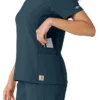 Haut de blouse médicale Force Cross-Flex à empiècements en tricot pour femme
