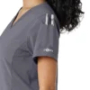 Haut de blouse médicale Force Cross-Flex à empiècements en tricot pour femme