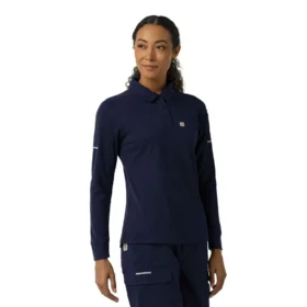 Haut de blouse polo à manchons longs Rugged Flex® Rscu Heavyweight pour femme