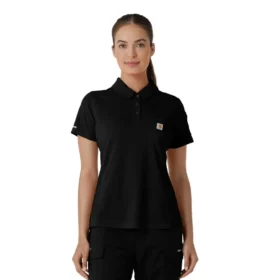Haut de travail polo à manchons courts Rugged Flex® Rscu pour femme