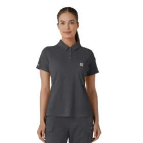 Haut de travail polo à manchons courts Rugged Flex® Rscu pour femme
