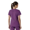 Haut médical à col en V avec empiècements en tricot Force Essentials pour femme