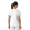 Haut médical à col en V avec empiècements en tricot Force Essentials pour femme
