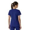 Haut médical à col en V avec empiècements en tricot Force Essentials pour femme