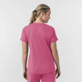 Haut médical à col en V Force Cross-Flex en maille pour femme