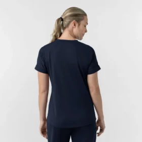 Haut médical à col en V Force Cross-Flex en maille pour femme