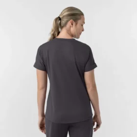 Haut médical à col en V Force Cross-Flex en maille pour femme