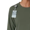 Haut médical à manches longues et col rond Force Cross-Flex pour femme