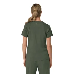 Haut médical pour femme Force Cross-Flex à encolure en V et empiècements extensibles