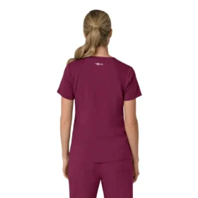 Haut médical pour femme Force Cross-Flex à encolure en V et empiècements extensibles