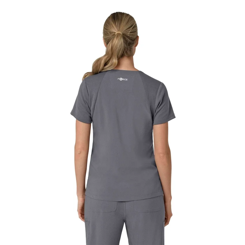Haut médical pour femme Force Cross-Flex à encolure en V et empiècements extensibles