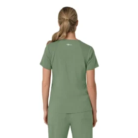 Haut médical pour femme Force Cross-Flex à encolure en V et empiècements extensibles