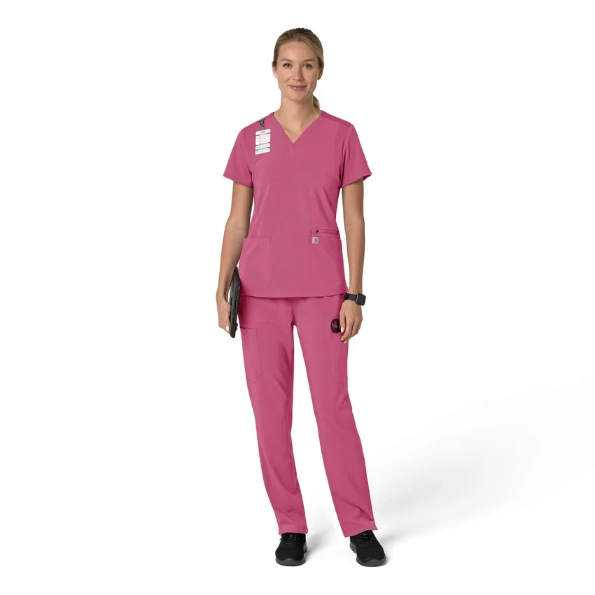 Haut médical pour femme Force Cross-Flex à encolure en V et empiècements extensibles