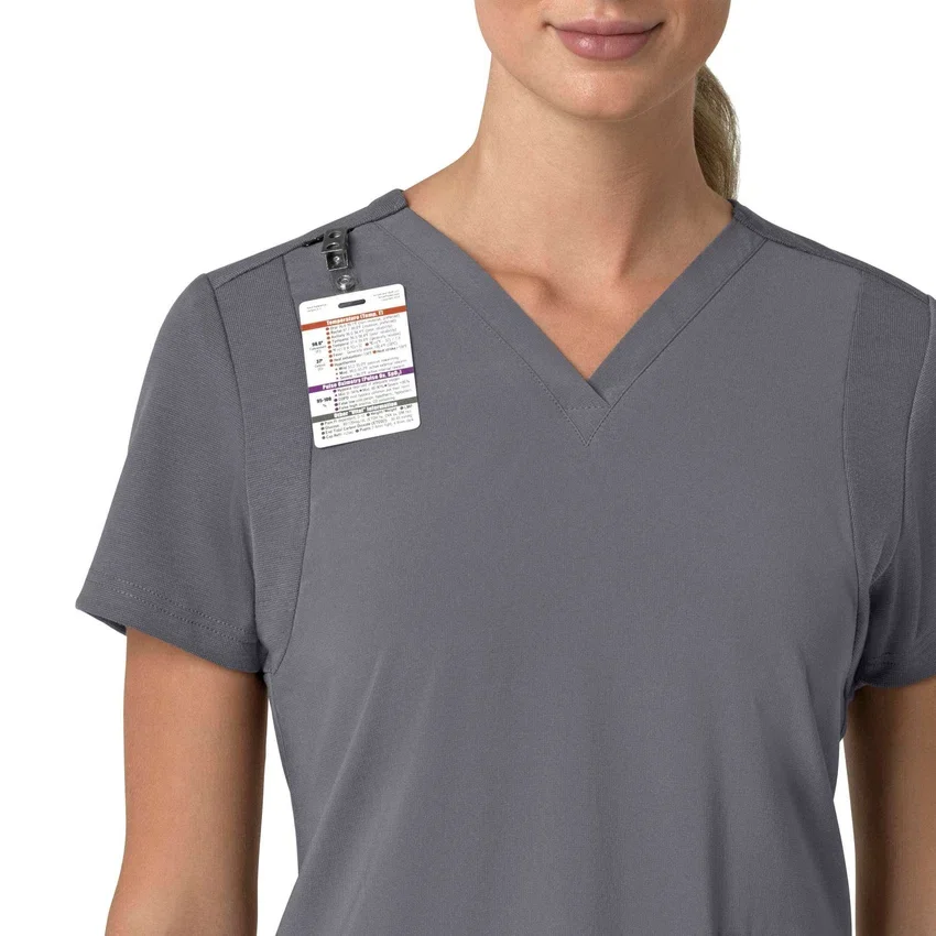 Haut médical pour femme Force Cross-Flex à encolure en V et empiècements extensibles