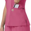 Haut médical pour femme Force Cross-Flex à encolure en V et empiècements extensibles
