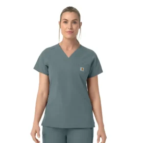 Haut médical Rugged Flex Fld à col en V pour femme