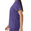 Haut médical tunique à encolure en V avec empiècements en maille Force Essentials pour femme