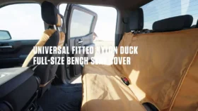 Housse universelle en nylon duck pour banquette pleine grandeur