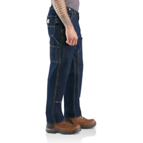 Jean de bûcheron Rugged Flex® à coupe droite décontractée et genoux renforcés – Jean de travail