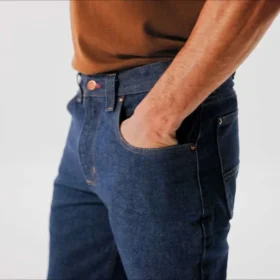 Jean de travail pour homme à coupe décontractée et jambes droites de la série Crafted
