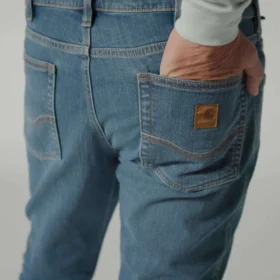 Jean de travail pour homme en tissu Rugged Flex, coupe décontractée bootcut, résistant au feu