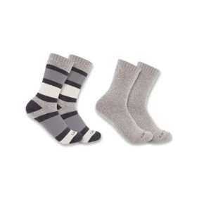 Lot de 2 paires de chaussettes mi-longues épaisses pour femmes