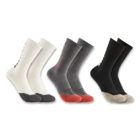 Lot de 3 paires de chaussettes mi-hauts pour femme en coton et Tencel™ avec logo