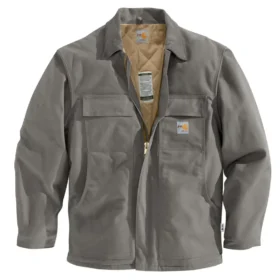 Manteau isolant traditionnel pour homme en toile de coton, coupe ample, version Fr - Vestes ignifugées