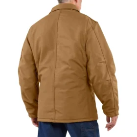 Manteau isolant traditionnel pour homme en toile de coton, coupe ample, version Fr – Vestes ignifugées