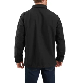Manteau Ridge pour homme en toile de coton délavée doublé de sherpa