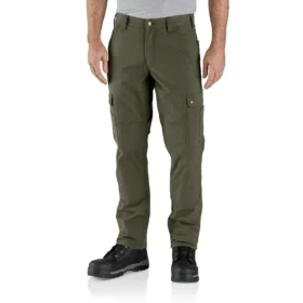 Pantalon cargo droit ample doublé en ripstop – Pantalon de travail