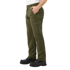 Pantalon cargo droit ample doublé en ripstop – Pantalon de travail