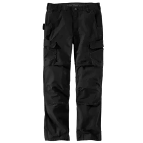 Pantalon cargo droit ample à double renfort aux genoux - Pantalon de travail